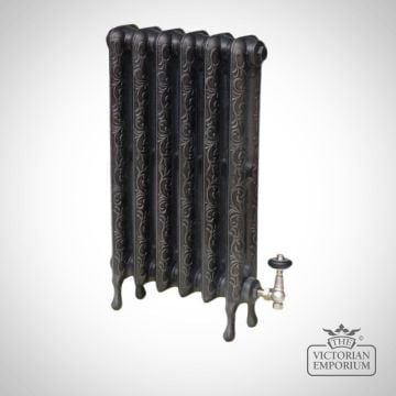 Knightsbridge Electric Radiator 580mm High Knightsbridge 750 In Antiqued Pewter Effect  Medium