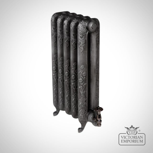 Toulouse Electric Radiator 590mm High Toulouse 740mm In Antiqued Pewter Effect  Medium