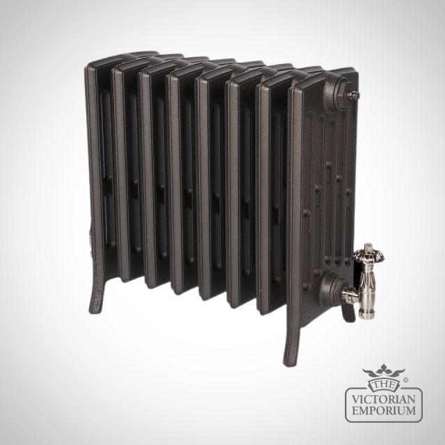 Georgia Electric Radiator 6 Column 505mm High Radiator Cast Iron Traditional Reclaimed Victorian School Old Classic Decorativeneo Georgian 6 485 Natural Cast  Medium