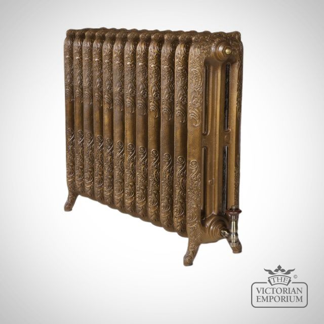 Cambridge Electric Radiator 470mm High Cambridge 765 In Antique Gold Effect  Medium