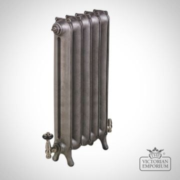 Radiator Cast Iron Traditional Reclaimed Victorian School Old Classic Decorativesloane 750 Antiqued Pewter 2  Medium