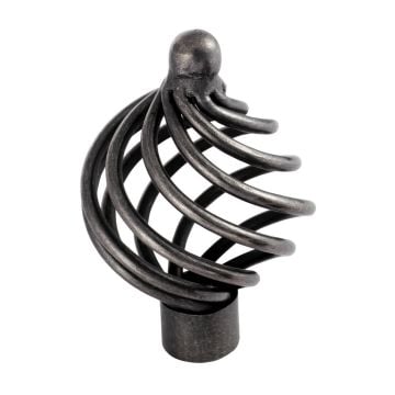 Steel cage ball knob