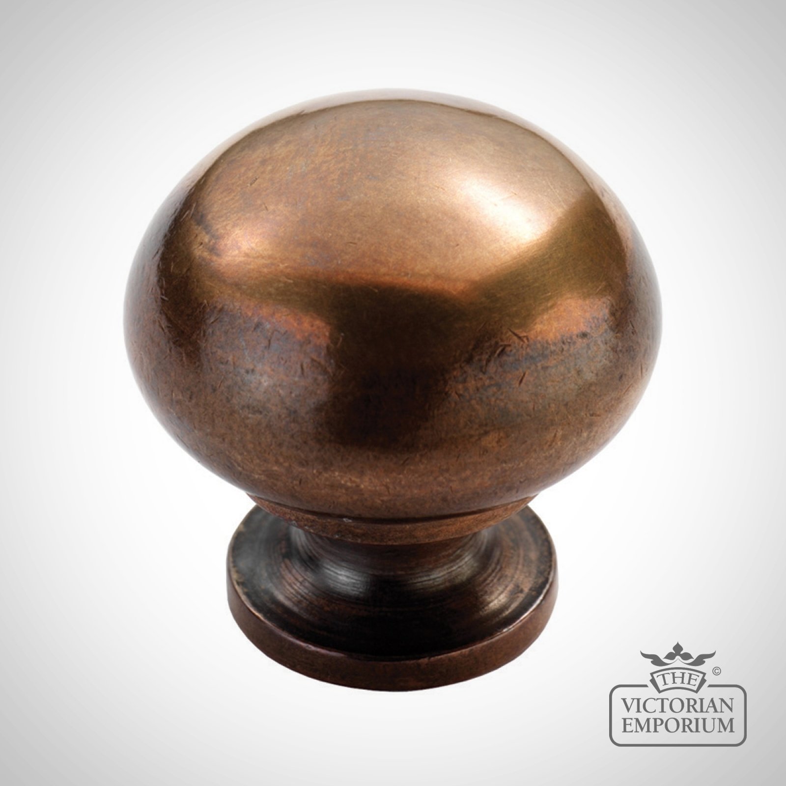 Mushroom pattern solid bronze cupboard knob