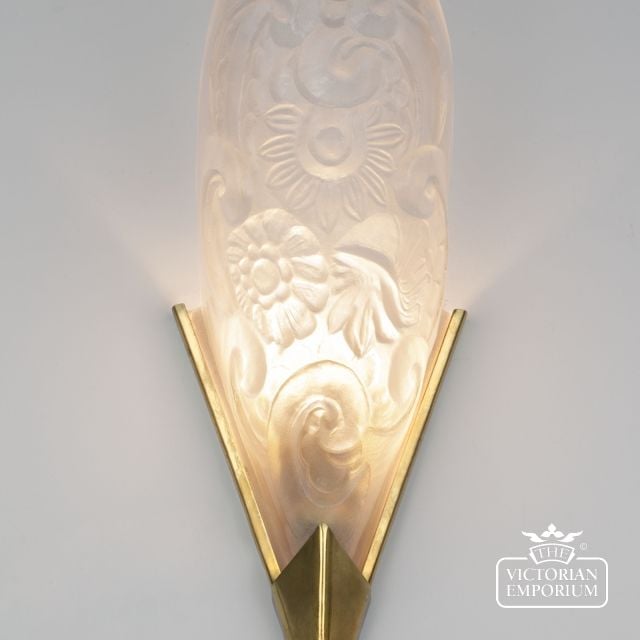 Art Nouveau Wall Etched