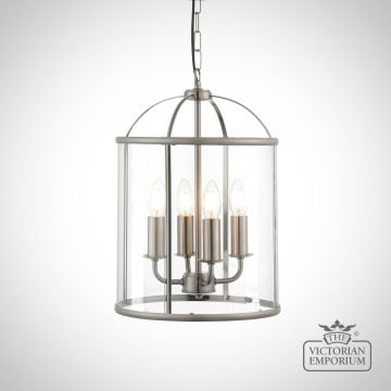 Lambeth 4 Light Large Pendant In A Choice Of Metal Finishes